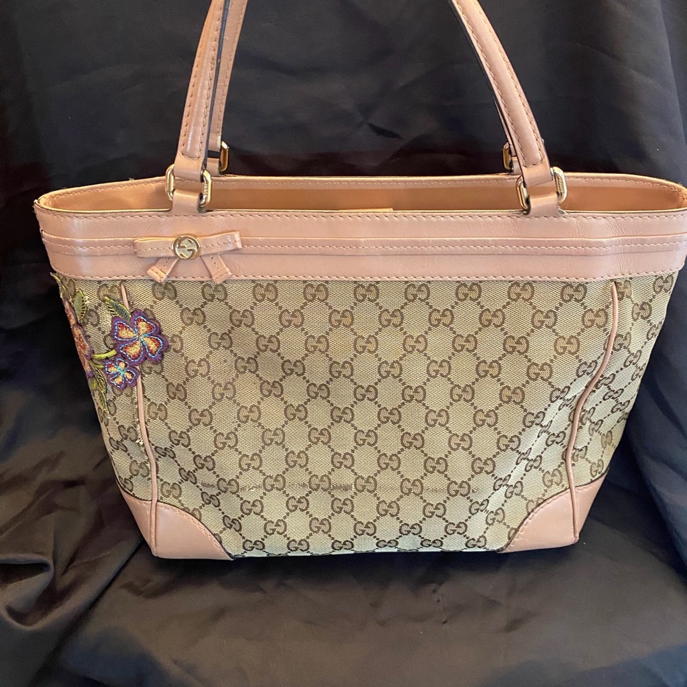 Gucci Monogram Pink GG Tote